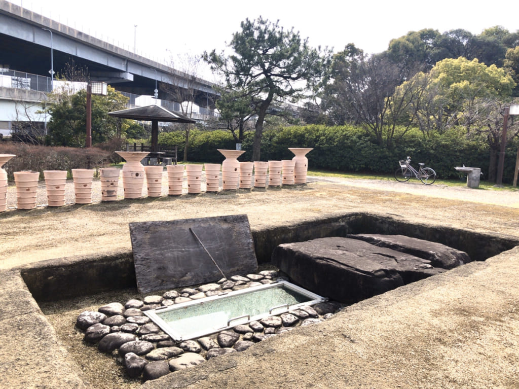 黒姫山古墳 石室のレプリカ