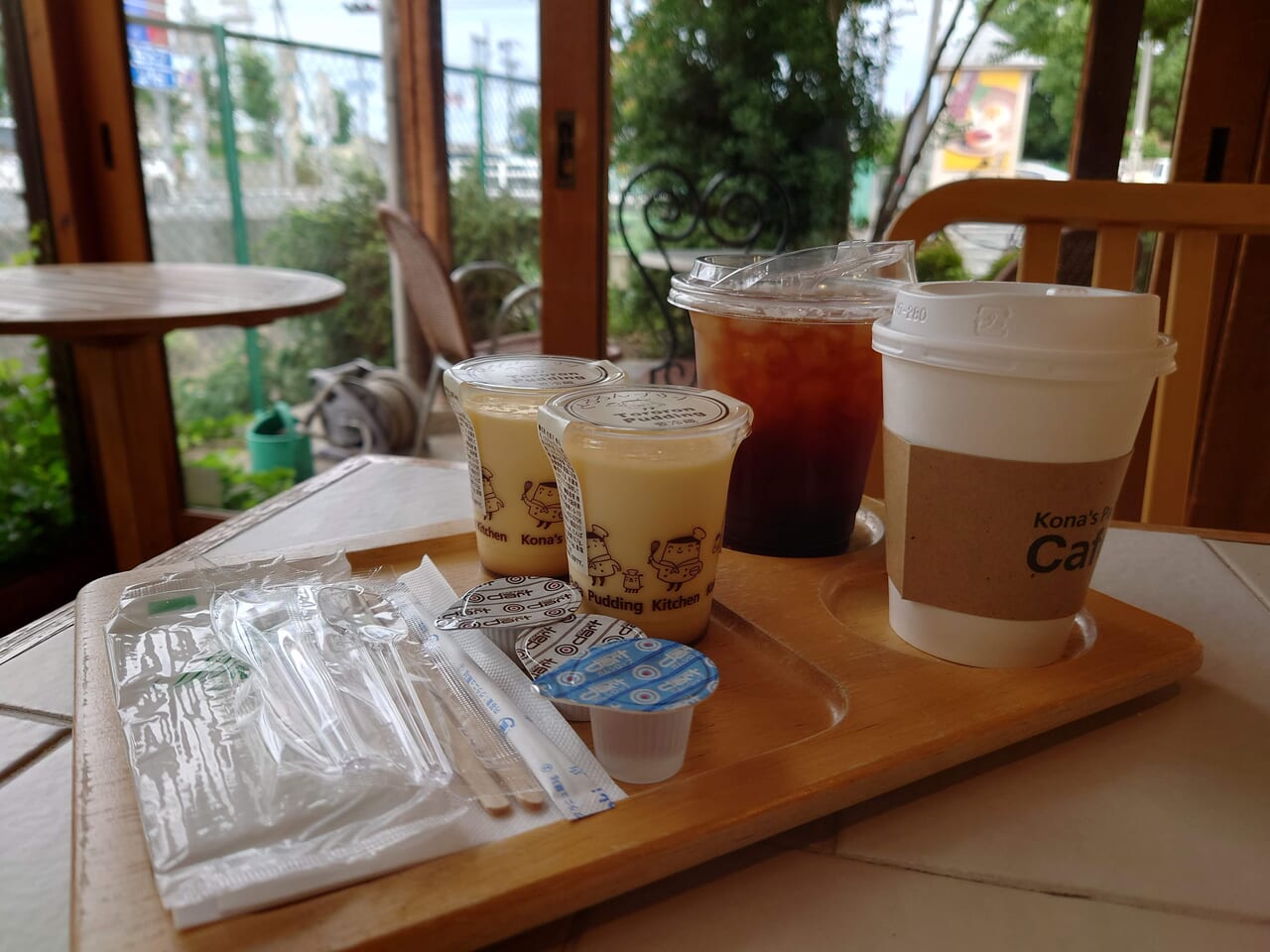 プリンとコーヒー